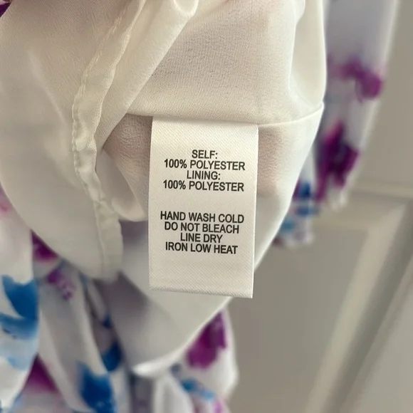 NWT Lulu’s Sweet Sunday Floral Print Long Sleeve Midi Dress Medium - Picture 14 of 14